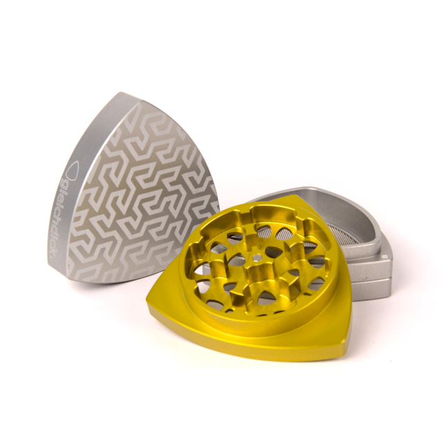 4-part-Grinder, Natural/Gold - Gosper