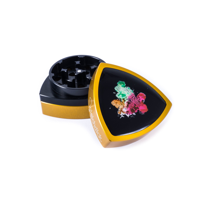 3-part-Grinder, Black / Red