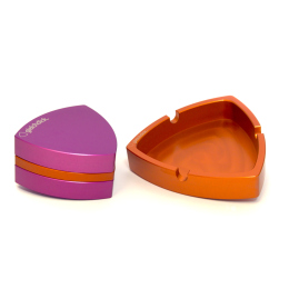 3-Part-Grinder, Purple/Red &amp; Ashtray Red