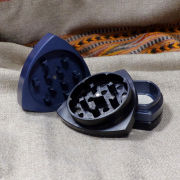 4-part-Grinder, Steelblue/Black/Steelblue/Black