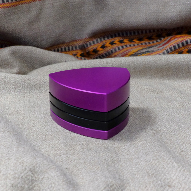 4-part-Grinder, Purple/Black/Black/Purple