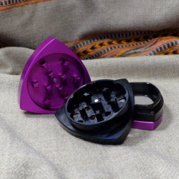 4-part-Grinder, Purple/Black/Black/Purple