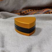 Siebgrinder, Orange/Schwarz/Schwarz/Orange