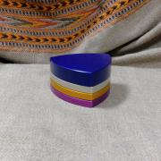 4-part-Grinder, Blue/Silvergrey/Orange/Purple