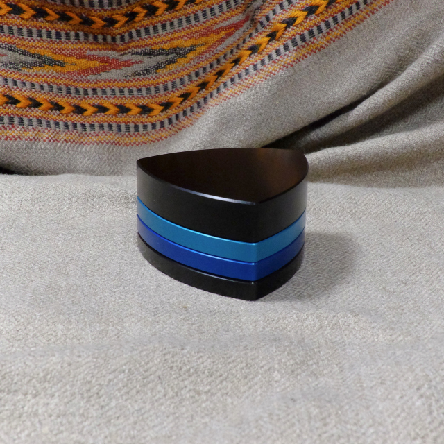 4-part-Grinder, Black/Turquoise/Blue/Black