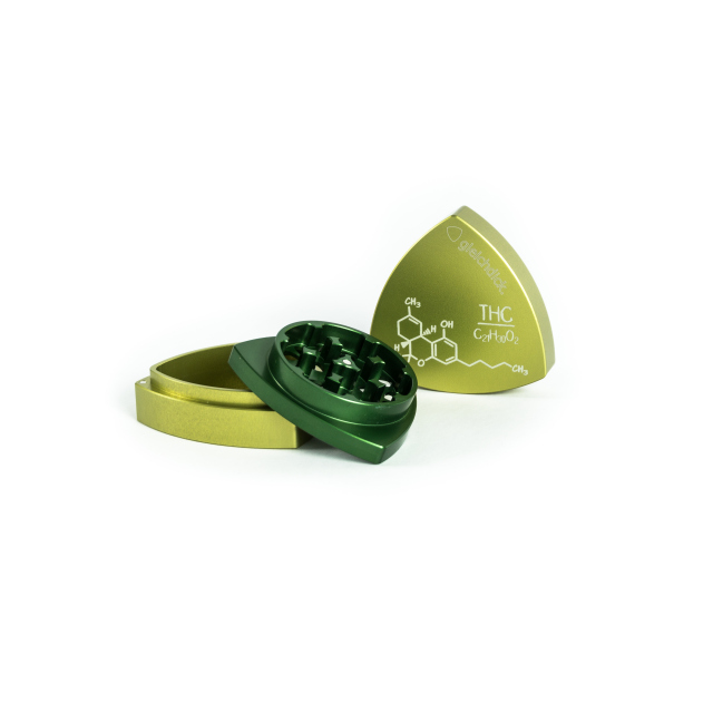 3-part-Grinder, Limegreen / Green - THC